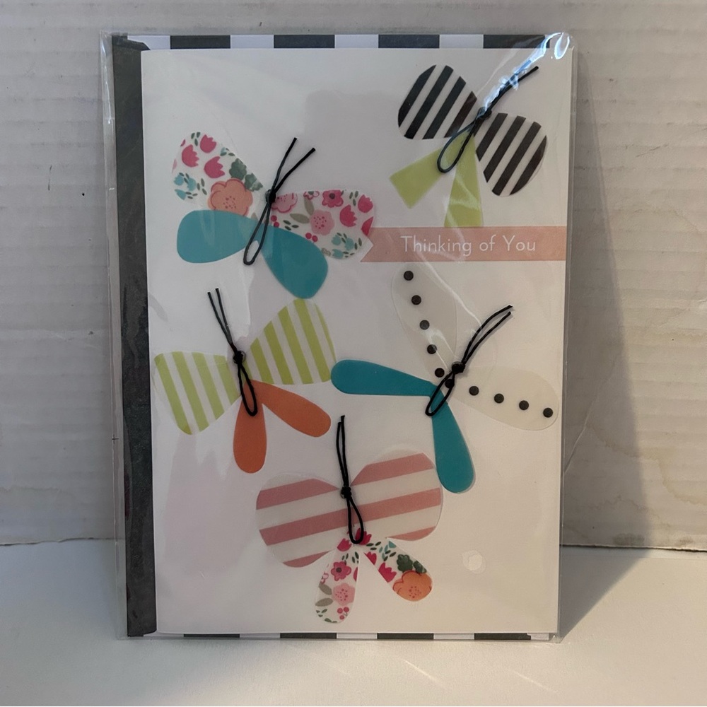 Thinking of You Butterfly blank Greeting Card all occasions